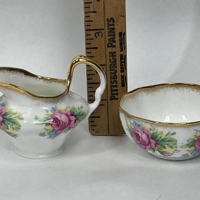 Taylor & Kent Bone China England Mini Cream and Sugar