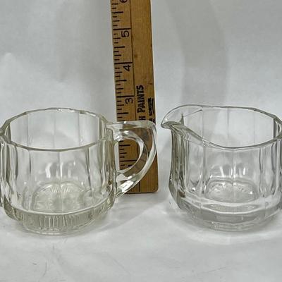 Vintage 1930's Sugar & Creamer by Heisey