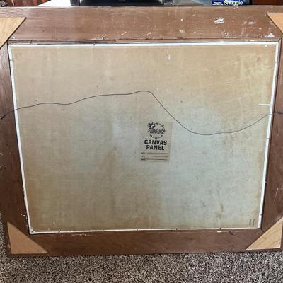 Mid-Century Brutalist signed Original Painting