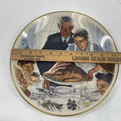Norman Rockwell Collector Plate: “Freedom from Want”