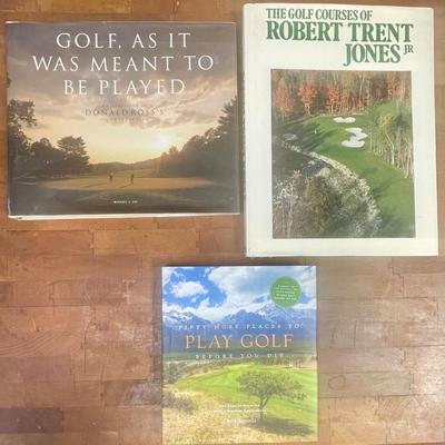 Golf Coffee Table Book Lot