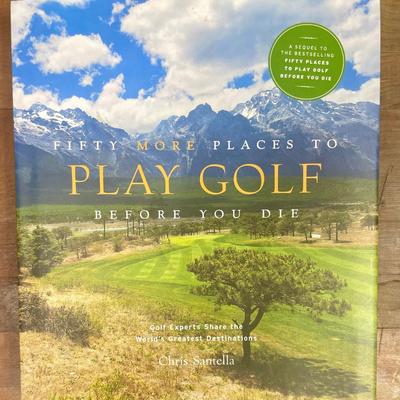 Golf Coffee Table Book Lot