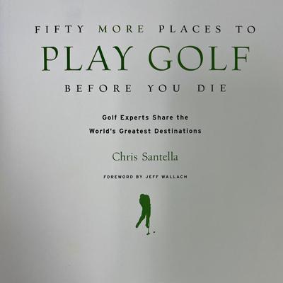 Golf Coffee Table Book Lot