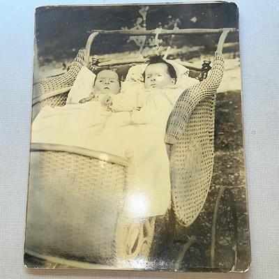 150 VINTAGE PHOTOGRAPHS CHILDREN IN CARRIAGE 2 LADIES GENTLEMAN