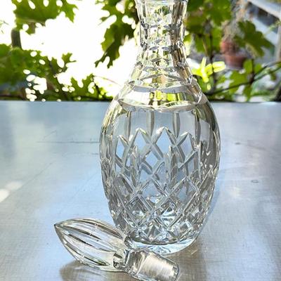 152 ROYAL DOULTON CRYSTAL GLASS DECANTER GEORGIAN PATTERN ENGLAND
