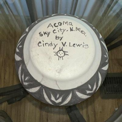 154 VINTAGE POTTERY ACOMA SKY CITY 5" ARTIST SIGNED