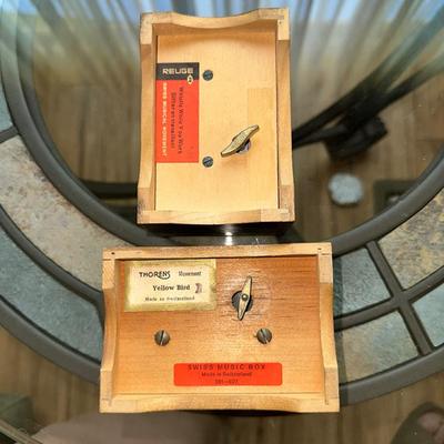 160 MUSIC BOXES WITH HUMMEL IMAGES ON TOP + GOBEL CERAMIC BIRD