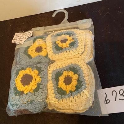 Crochet Project 40 Finished Squares