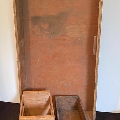 Wooden Box Lot