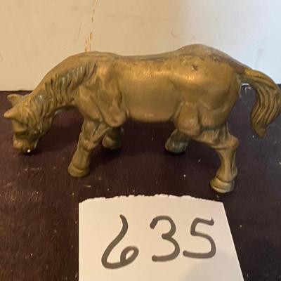 Vintage Brass Horse