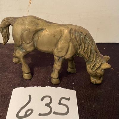 Vintage Brass Horse