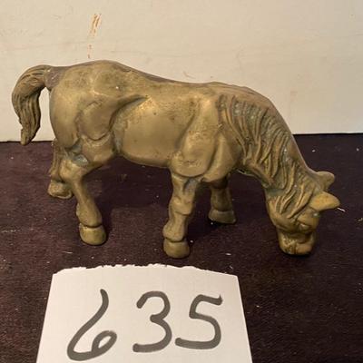 Vintage Brass Horse