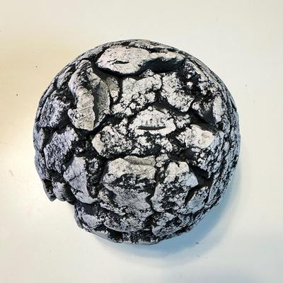 172 VASE MADE FROM THE ASH OF MT ST. HELENS BY ARTIST STAN LANGTWAIT
