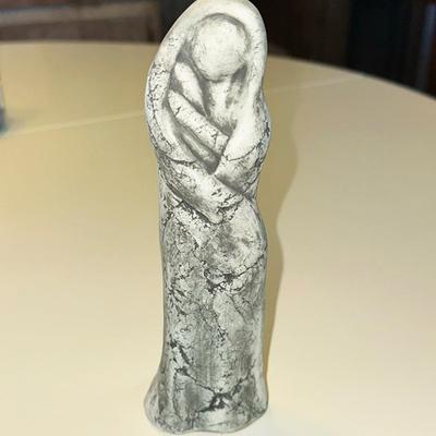 173 MADONNA SCULPTURE BY ARTIST STAN LANGTWAIT MT ST. HELEN ASH