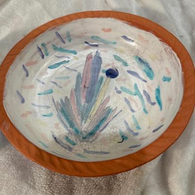 Lot of 3 Pottery Gulf coast local artist Janet 1/10