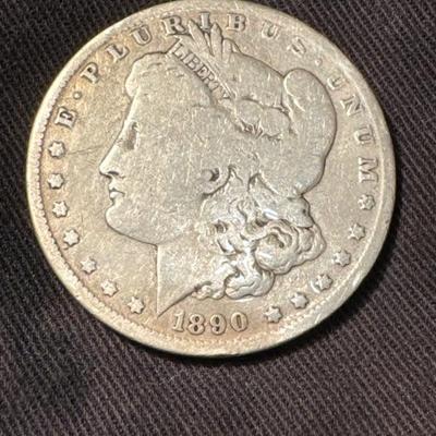 1890 O MORGAN U S 1$ VF