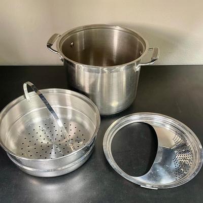 13-Piece Mixed Lot of Stainless Steel Cookware