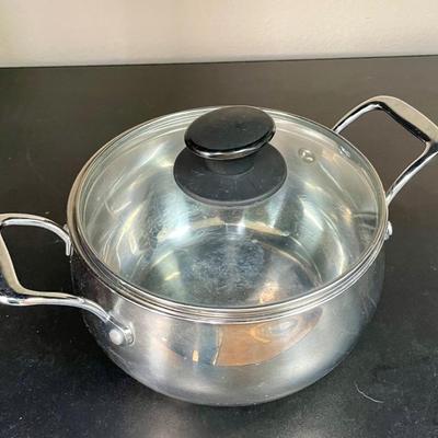 13-Piece Mixed Lot of Stainless Steel Cookware