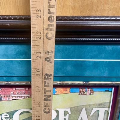 Framed Vintage Car Advertisement: The Great Arrow