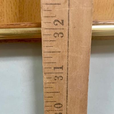 Framed Laurel and Hardy Lithograph of a Chalk Pastel Print