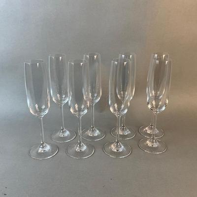 1191 Set of 8 Marquis by Waterford Crystal Champagne Flutes