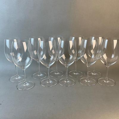 1192 Set of 10 Large Riedel Vinum Balloon Wine Glasses
