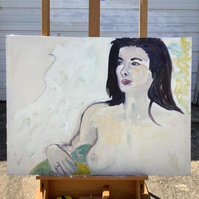 149 "Another Toni" 1988 Oil on Canvas by Ellen Into