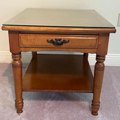 Solid Wood End Table