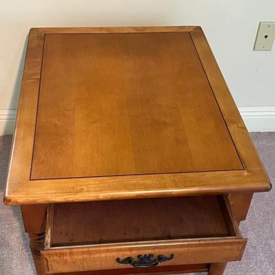 Solid Wood End Table