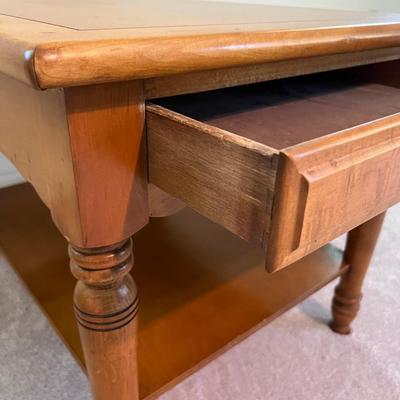 Solid Wood End Table