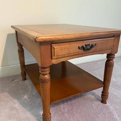 Solid Wood End Table