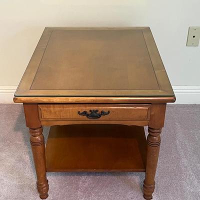 Solid Wood End Table