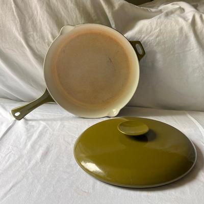 Green Enameled Pan (G-DZ)