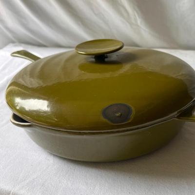 Green Enameled Pan (G-DZ)