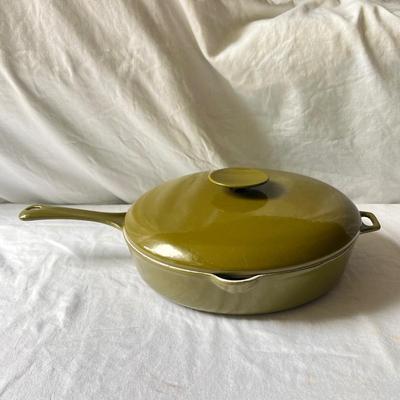 Green Enameled Pan (G-DZ)
