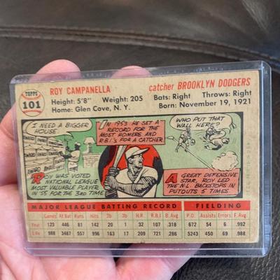 1956 Topps Brooklyn Dodgers Vintage Baseball Card Lot