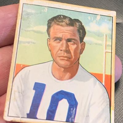 1950 Bowman Football Cards Lot
