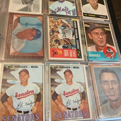 Ultimate Gil Hodges Vintage Baseball Card Collection