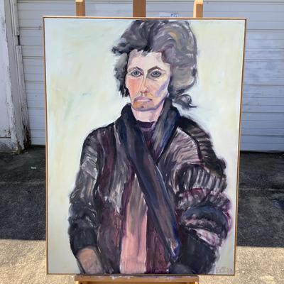 157 "The Poet" 1993 Oil on Canvas by Ellen Into