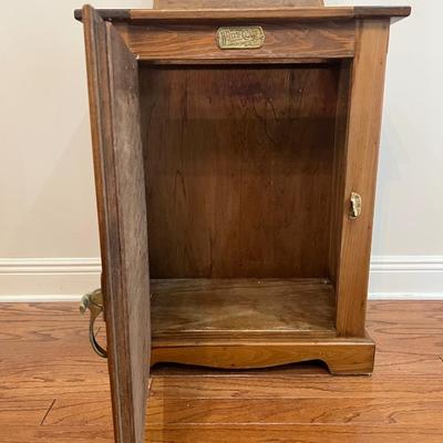 Lawless Hardware White Clad Oak Ice Box Cabinet