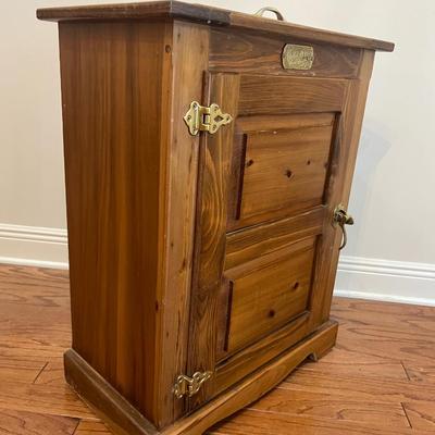 Lawless Hardware White Clad Oak Ice Box Cabinet