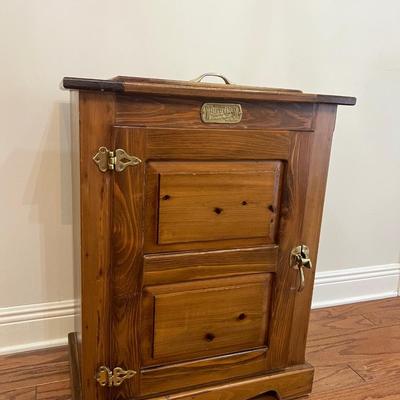 Lawless Hardware White Clad Oak Ice Box Cabinet