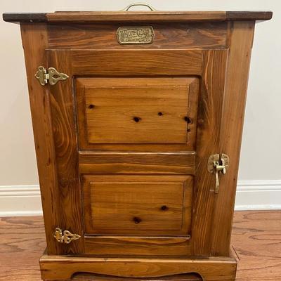 Lawless Hardware White Clad Oak Ice Box Cabinet