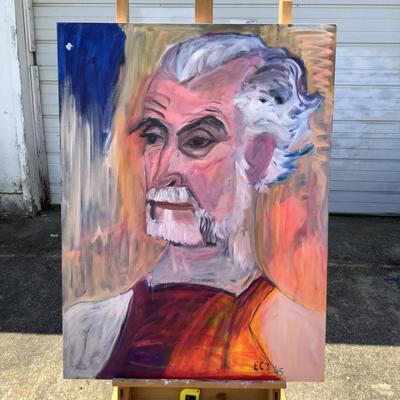 159 "Sol" 1995 Oil on Canvas by Ellen Into