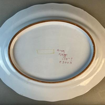 1223 Vintage Garofano Italian Pottery Platter
