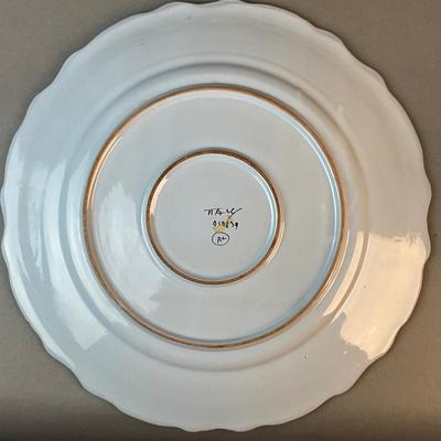 1224 Vintage Italian Floral Platter and Bowl Set