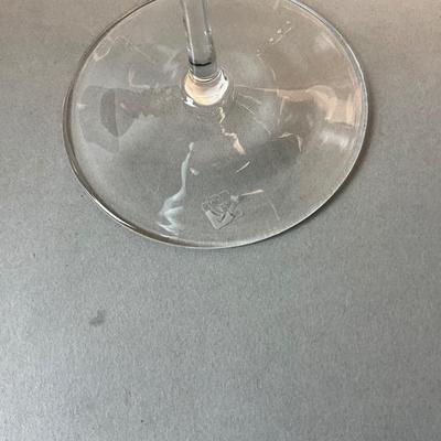 1228 Large Stainless Steel Wine Cooler with Four Wine Enthusiasts Balloon Goblets
