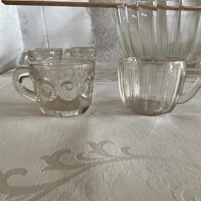 Crystal Punch Bowl with 11 glasses