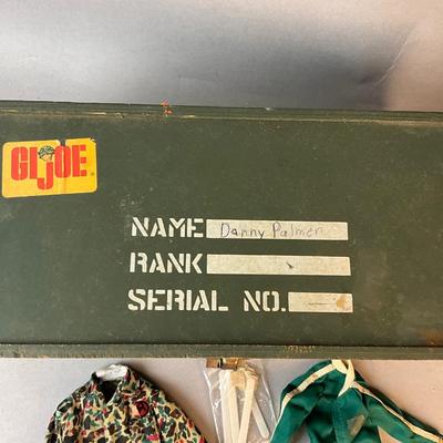 1237 Vintage 1975 GI JOE Doll with Accessories and Case