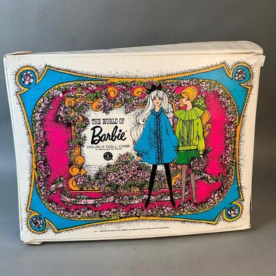 1238 Vintage 1966 Barbie Dolls & Skipper with Accessories and Carrying Case